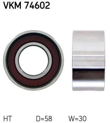 Napenjalna jermenica, zobni jermen SKF VKM 74602