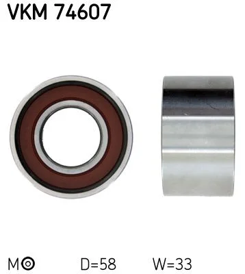 Napenjalna jermenica, zobni jermen SKF VKM 74607