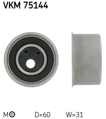 Napenjalna jermenica, zobni jermen SKF VKM 75144