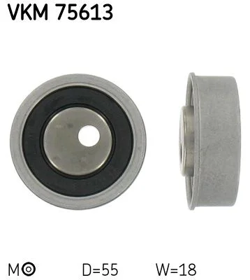Tensioner Pulley, timing belt SKF VKM 75613