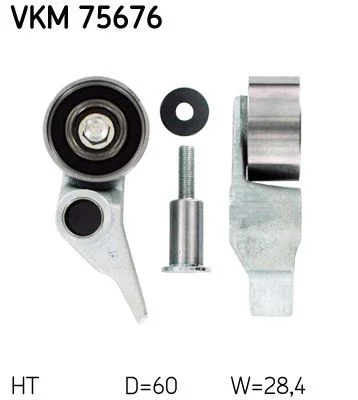 Napenjalna jermenica, zobni jermen SKF VKM 75676
