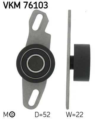 Tensioner Pulley, timing belt SKF VKM 76103