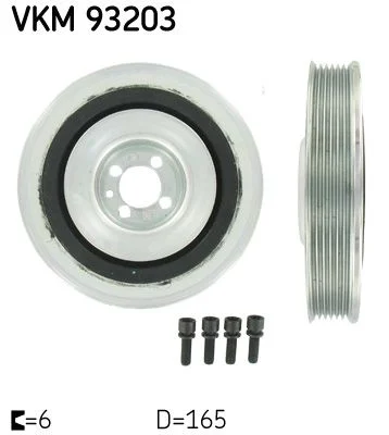 Belt Pulley, crankshaft SKF VKM 93203