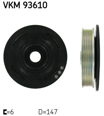 jermen jermenica, ročična gred SKF VKM 93610