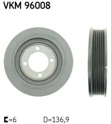 jermen jermenica, ročična gred SKF VKM 96008