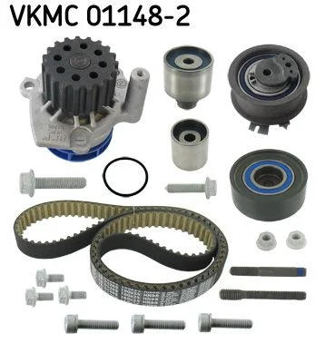 Vandens siurblio ir paskirstymo diržo komplektas SKF VKMC 01148-2