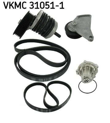 Vodna črpalka + komplet jermena z V-rebri SKF VKMC31051-1