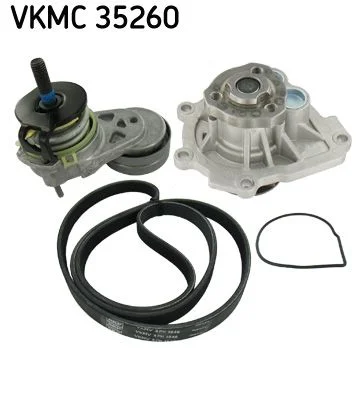 Vodna črpalka + komplet jermena z V-rebri SKF VKMC 35260