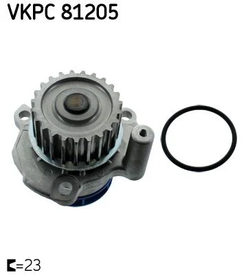 Vodna črpalka, hlajenje motorja SKF VKPC 81205