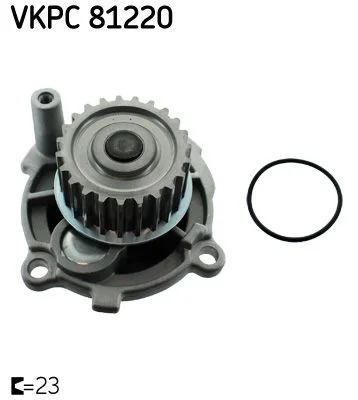 Vodna črpalka, hlajenje motorja SKF VKPC 81220