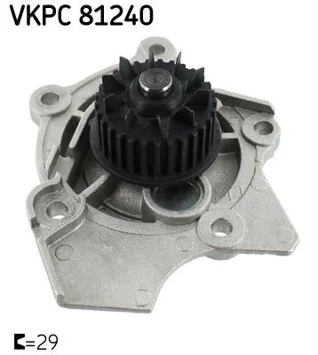 Vodna črpalka, hlajenje motorja SKF VKPC 81240