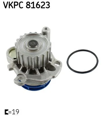 Vodna črpalka, hlajenje motorja SKF VKPC 81623