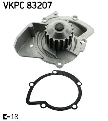 Vodna črpalka, hlajenje motorja SKF VKPC 83207