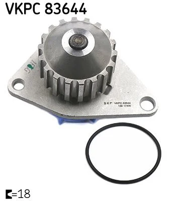 Vodna črpalka, hlajenje motorja SKF VKPC 83644