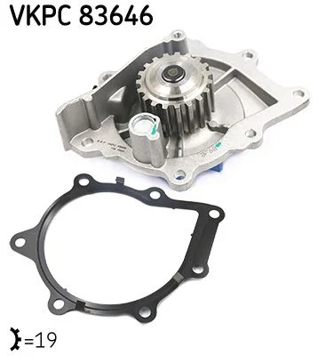 Vodna črpalka, hlajenje motorja SKF VKPC 83646