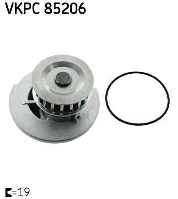 Vodna črpalka, hlajenje motorja SKF VKPC 85206