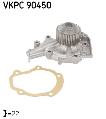 Vodna črpalka, hlajenje motorja SKF VKPC 90450