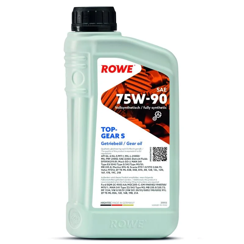 Transmission Oil HIGHTEC TOPGEAR SAE 75W-90 S ROWE 25002-0010-99