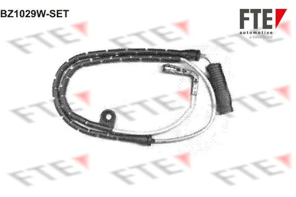 Opozorilo Kontakt, obraba zavornih ploščic FTE BZ1029W-SET
