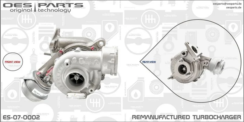 Kompresorius, įkrovimo sistema oes parts ES-07-0002