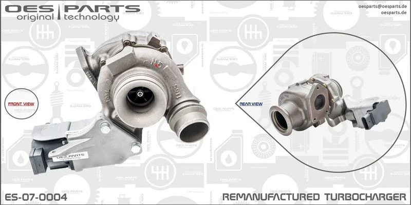 Kompresorius, įkrovimo sistema oes parts ES-07-0004