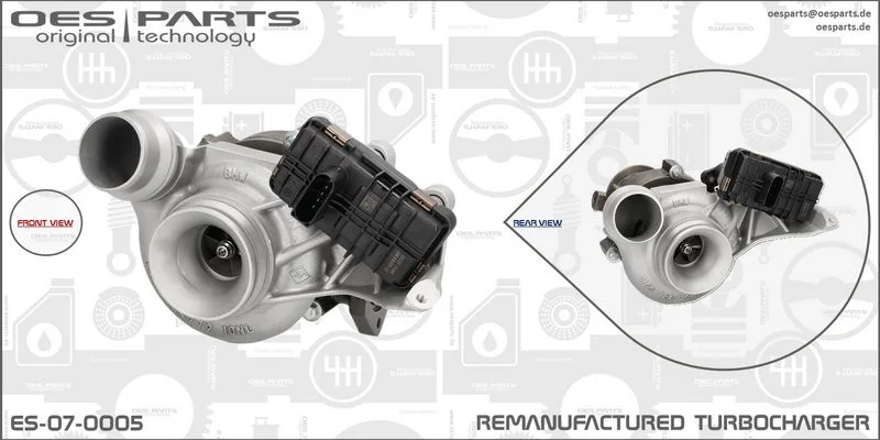 Kompresorius, įkrovimo sistema oes parts ES-07-0005