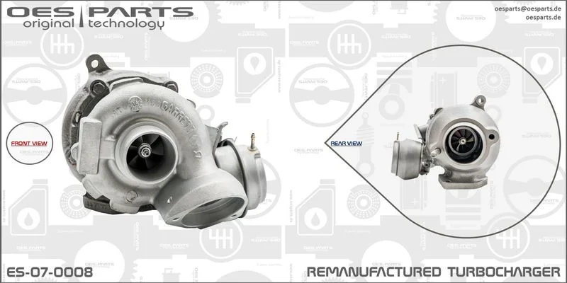 Kompresorius, įkrovimo sistema oes parts ES-07-0008