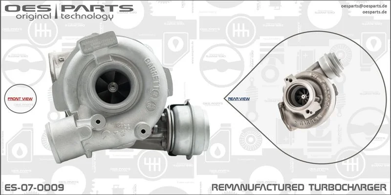 Kompresorius, įkrovimo sistema oes parts ES-07-0009