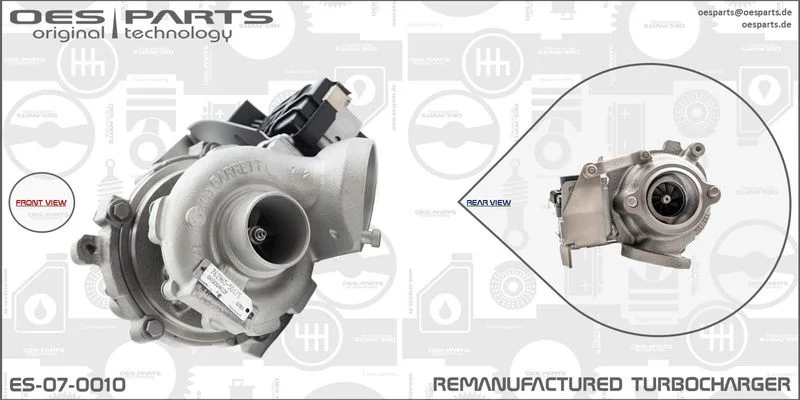 Kompresorius, įkrovimo sistema oes parts ES-07-0010