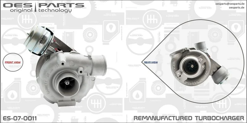 Kompresorius, įkrovimo sistema oes parts ES-07-0011