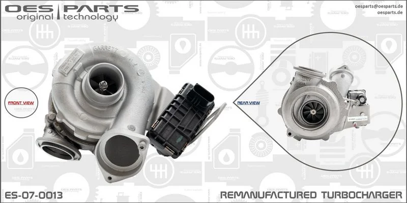 Kompresorius, įkrovimo sistema oes parts ES-07-0013