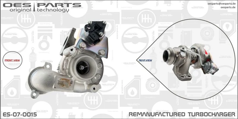 Kompresorius, įkrovimo sistema oes parts ES-07-0015