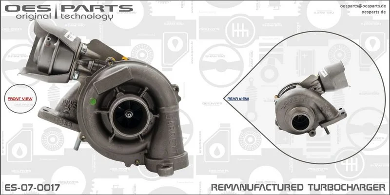 Kompresorius, įkrovimo sistema oes parts ES-07-0017