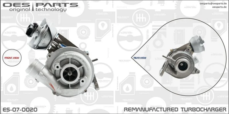 Kompresorius, įkrovimo sistema oes parts ES-07-0020