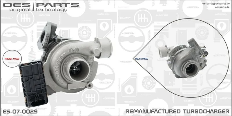 Kompresorius, įkrovimo sistema oes parts ES-07-0029