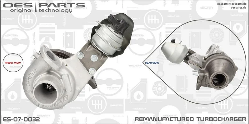 Kompresorius, įkrovimo sistema oes parts ES-07-0032