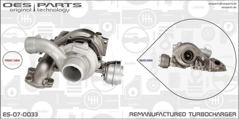 Kompresorius, įkrovimo sistema oes parts ES-07-0033