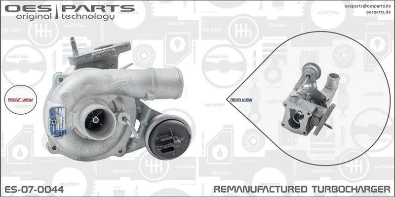 Kompresorius, įkrovimo sistema oes parts ES-07-0044