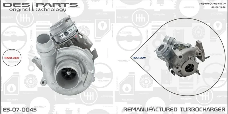 Kompresorius, įkrovimo sistema oes parts ES-07-0045