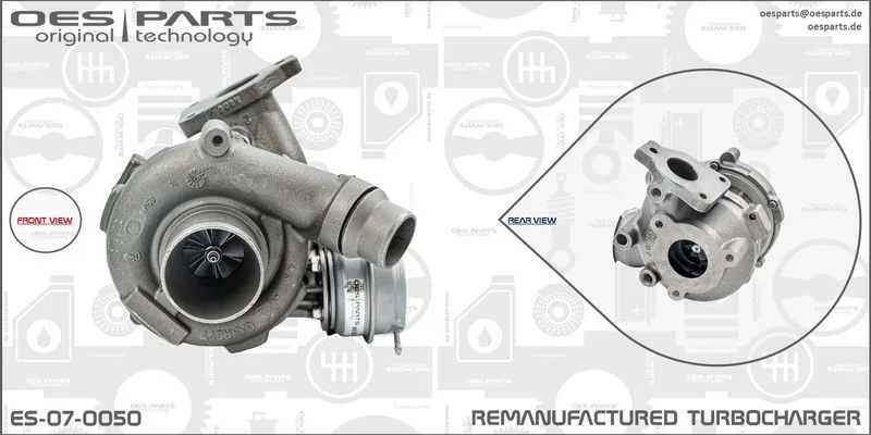 Kompresorius, įkrovimo sistema oes parts ES-07-0050