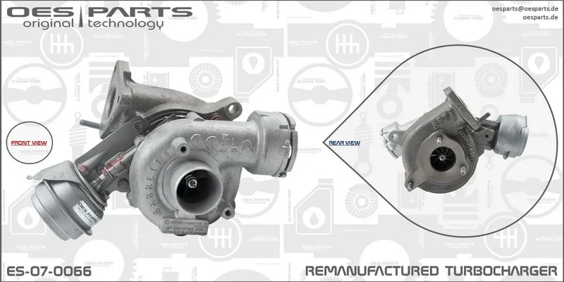 Kompresorius, įkrovimo sistema oes parts ES-07-0066