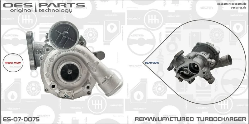Kompresorius, įkrovimo sistema oes parts ES-07-0075