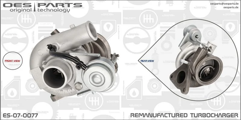 Kompresorius, įkrovimo sistema oes parts ES-07-0077