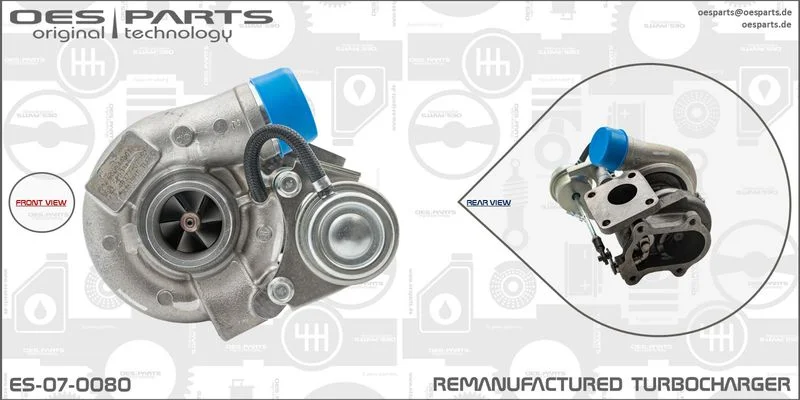 Kompresorius, įkrovimo sistema oes parts ES-07-0080
