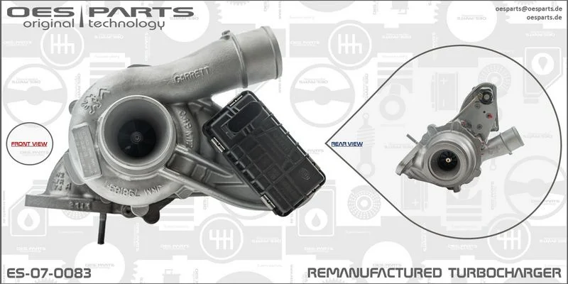 Kompresorius, įkrovimo sistema oes parts ES-07-0083