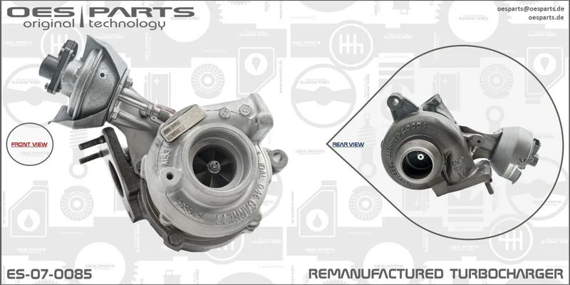 Kompresorius, įkrovimo sistema oes parts ES-07-0085