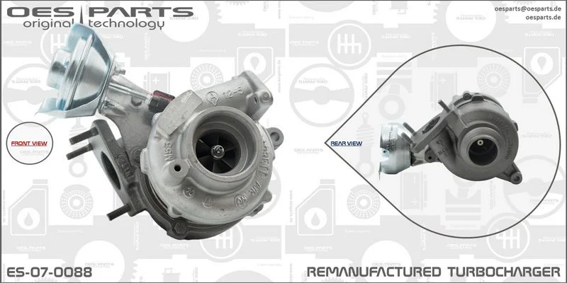 Kompresorius, įkrovimo sistema oes parts ES-07-0088