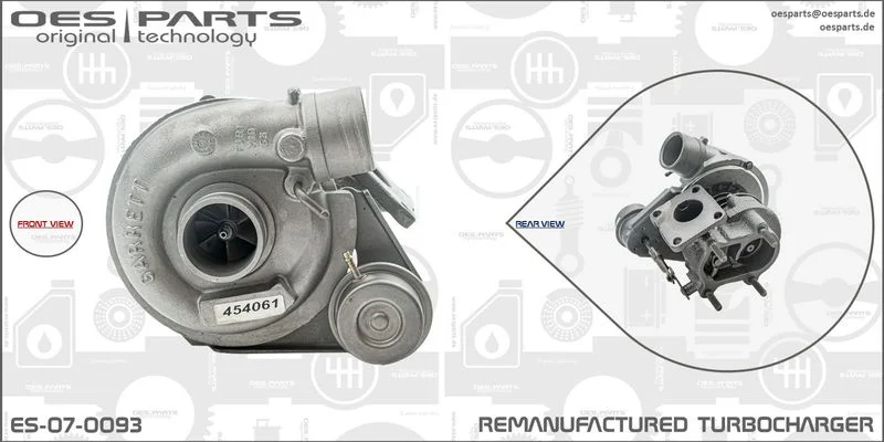 Kompresorius, įkrovimo sistema oes parts ES-07-0093