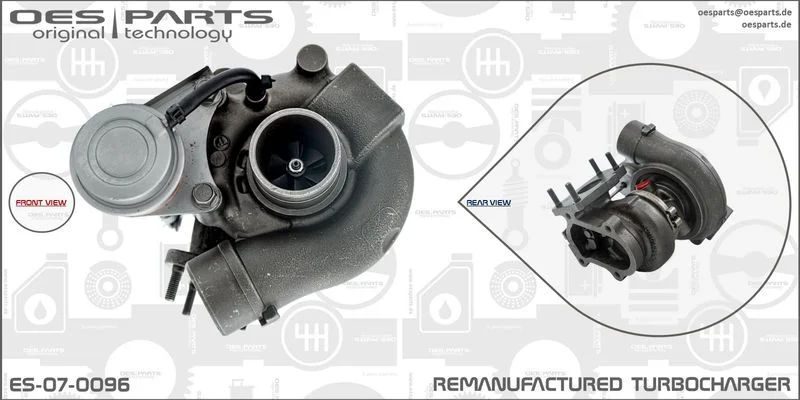 Kompresorius, įkrovimo sistema oes parts ES-07-0096