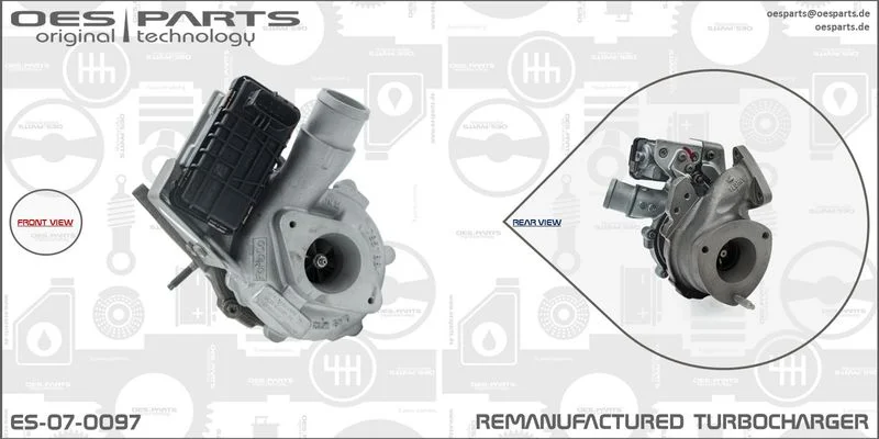 Kompresorius, įkrovimo sistema oes parts ES-07-0097